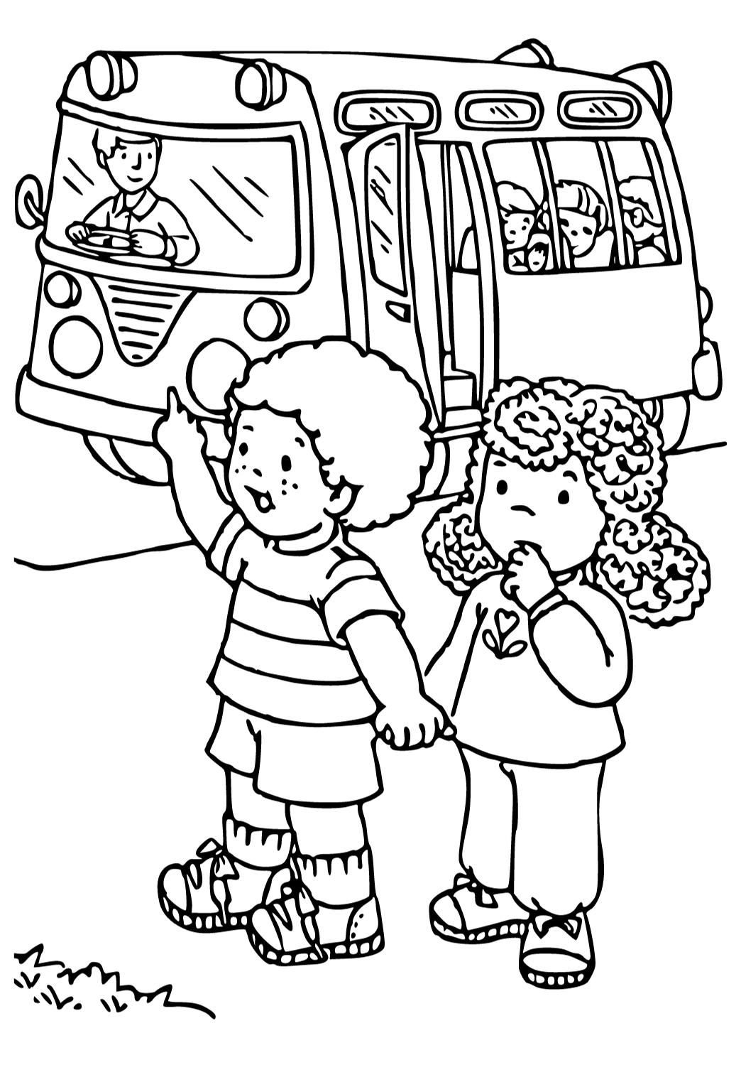 Bộ sưu tập các bức tranh tô màu xe buýt cho bé tô màu, Những bức tranh tô  màu phương tiện gia... | Xe buýt, Chủ đề, Đèn bê tông